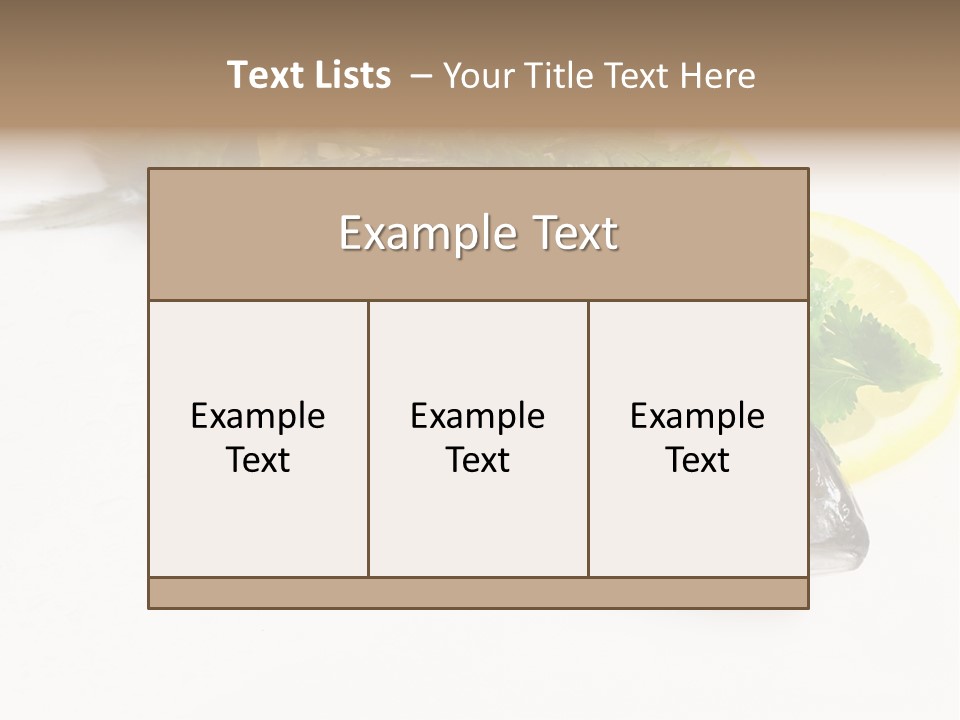 Fishes Cooking Low PowerPoint Template