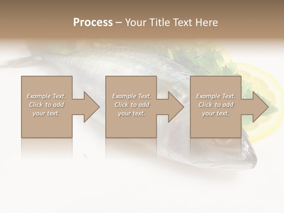 Fishes Cooking Low PowerPoint Template