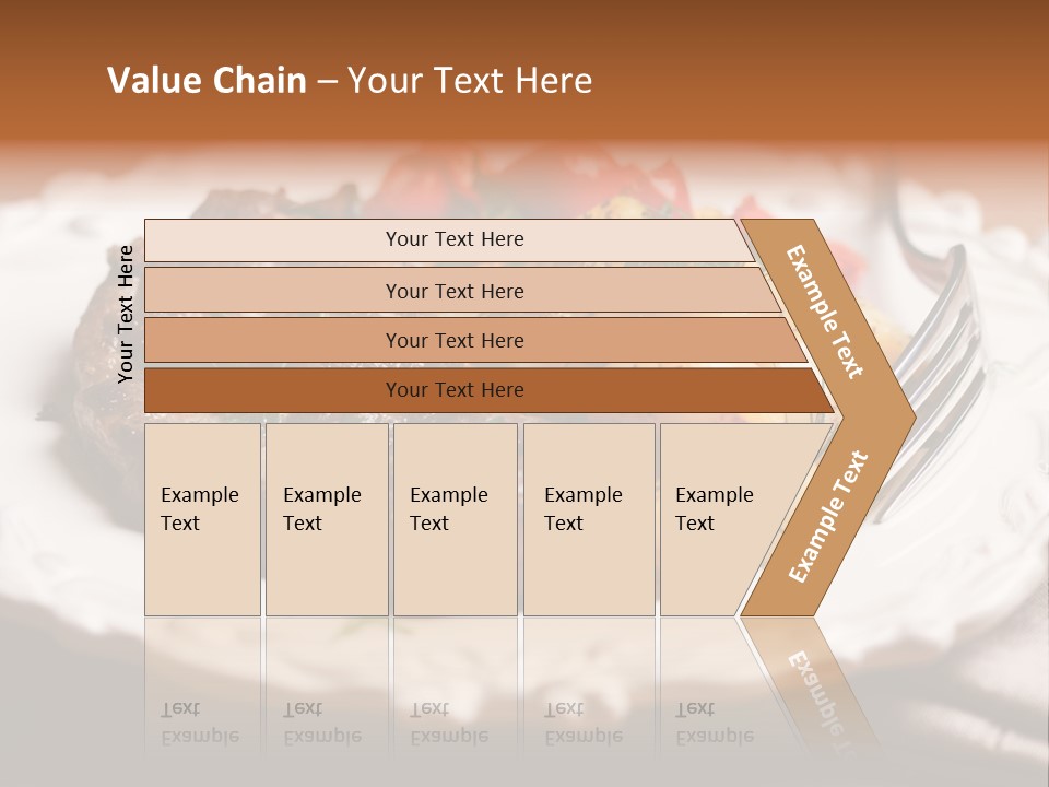 Grilled Plate Herbs PowerPoint Template