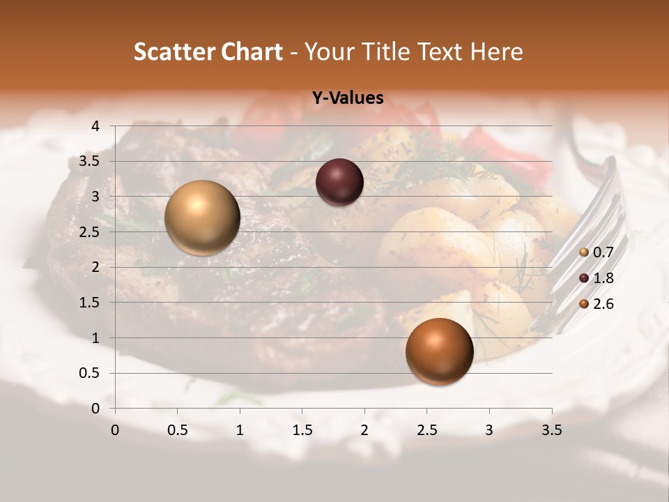 Grilled Plate Herbs PowerPoint Template