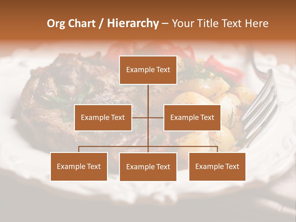 Grilled Plate Herbs PowerPoint Template