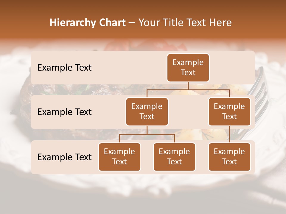 Grilled Plate Herbs PowerPoint Template