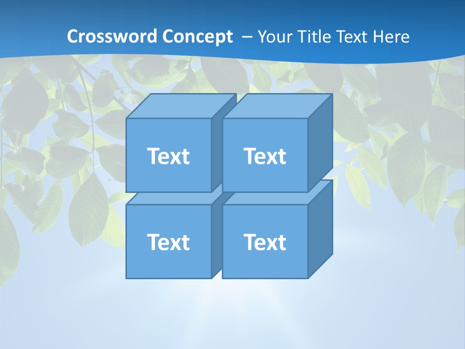 Sunny Nature Forest PowerPoint Template
