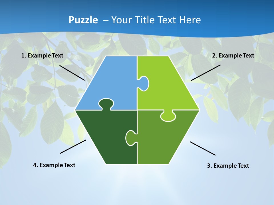 Sunny Nature Forest PowerPoint Template