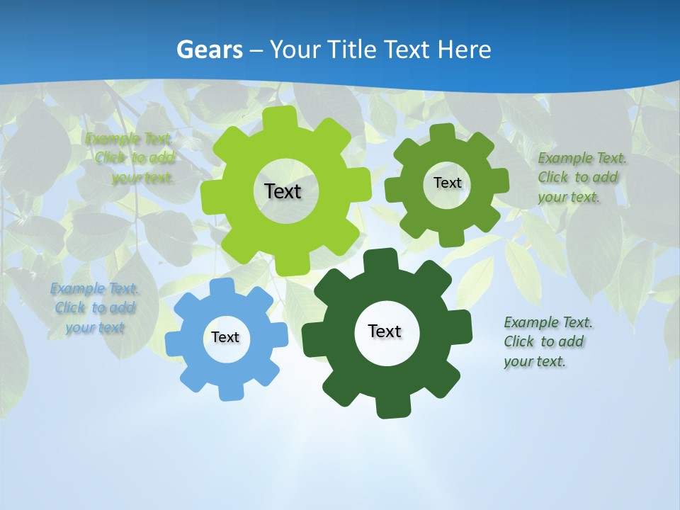 Sunny Nature Forest PowerPoint Template