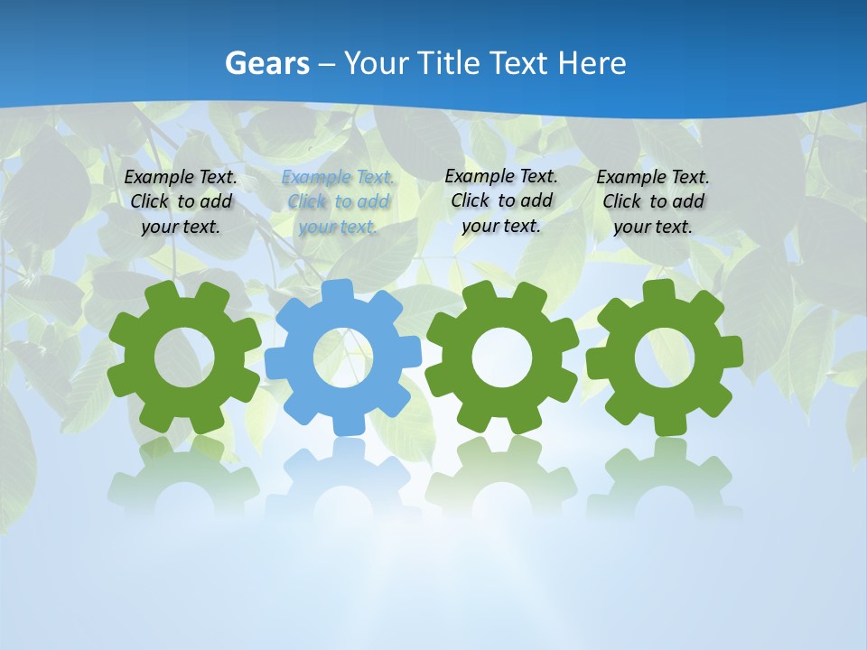 Sunny Nature Forest PowerPoint Template