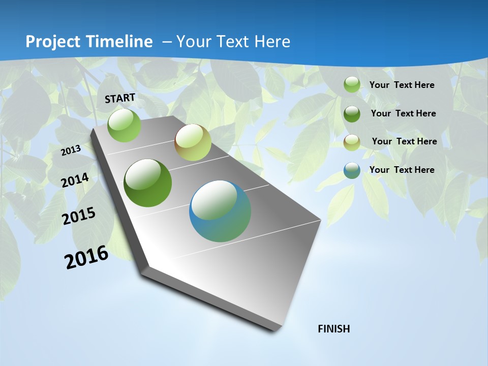 Sunny Nature Forest PowerPoint Template
