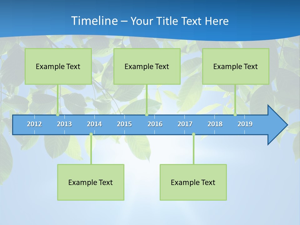 Sunny Nature Forest PowerPoint Template