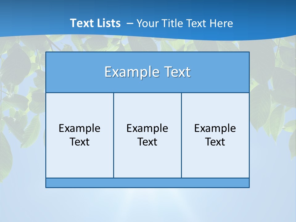 Sunny Nature Forest PowerPoint Template