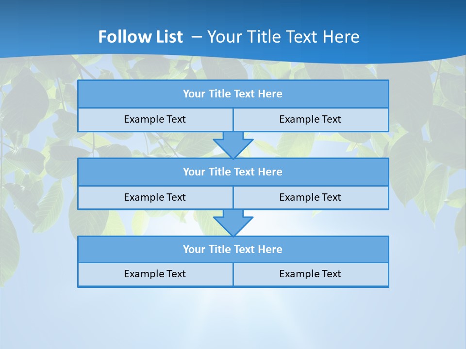 Sunny Nature Forest PowerPoint Template