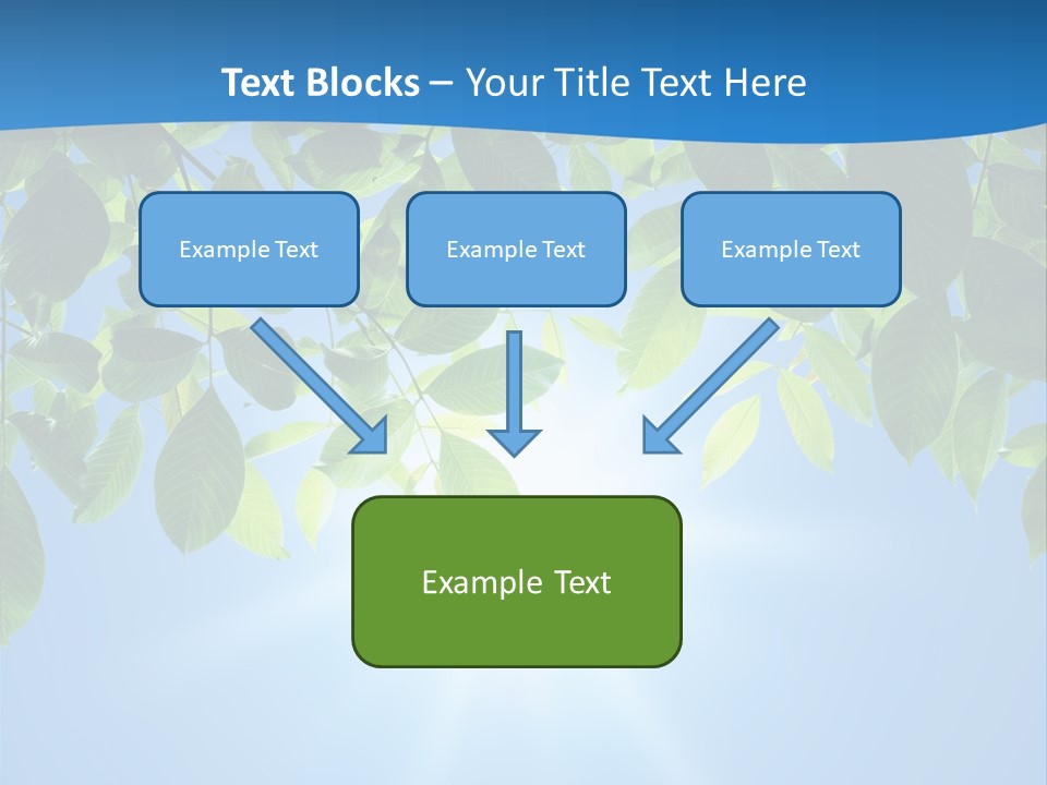 Sunny Nature Forest PowerPoint Template