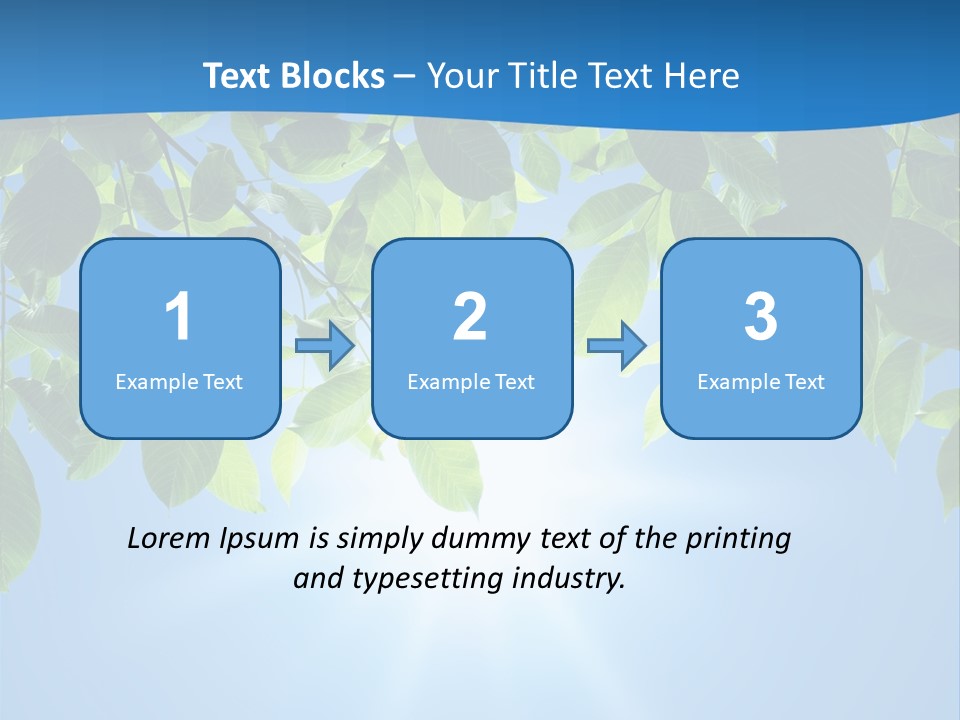 Sunny Nature Forest PowerPoint Template