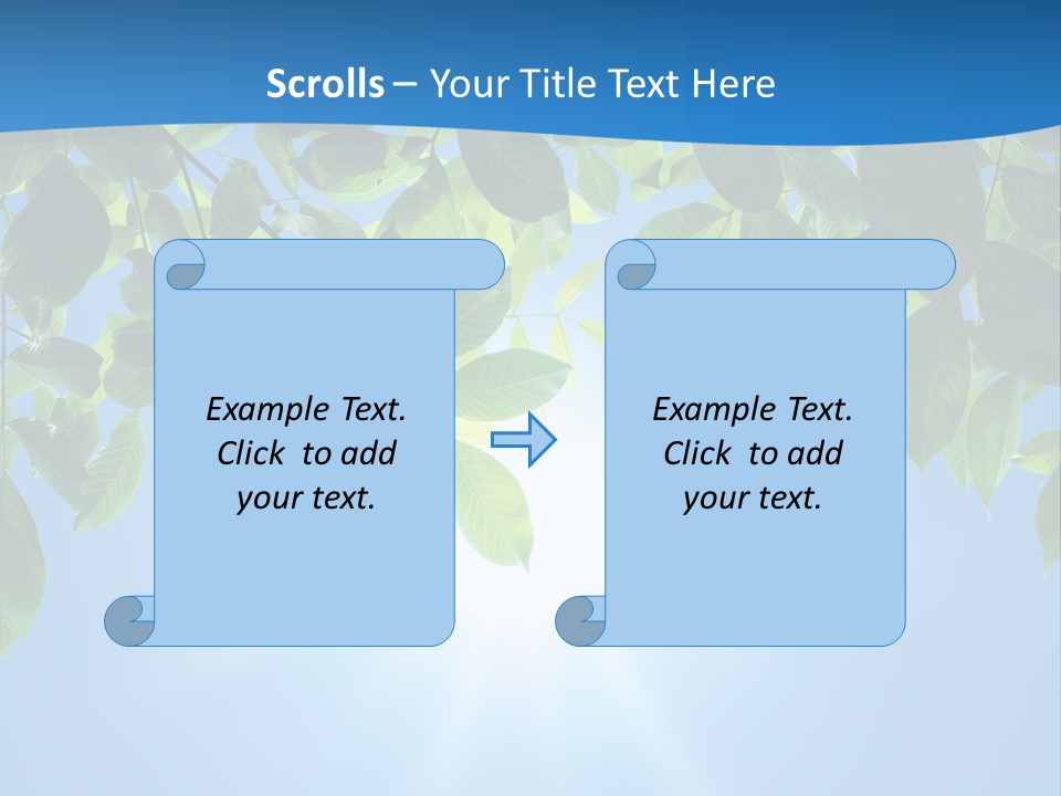 Sunny Nature Forest PowerPoint Template