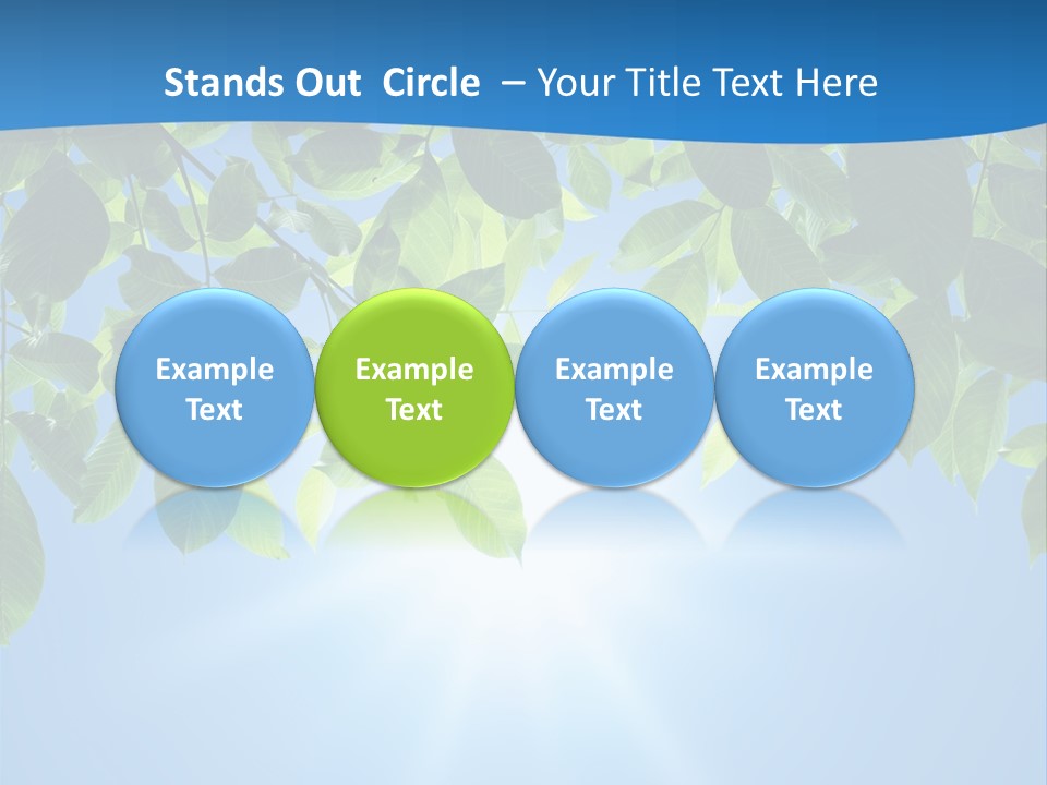 Sunny Nature Forest PowerPoint Template