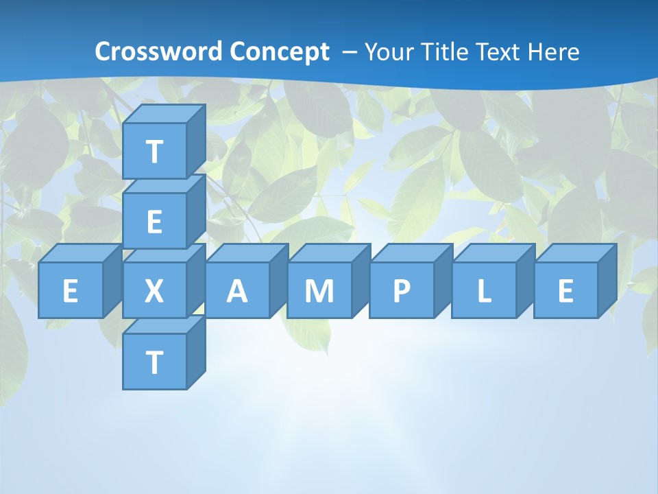 Sunny Nature Forest PowerPoint Template