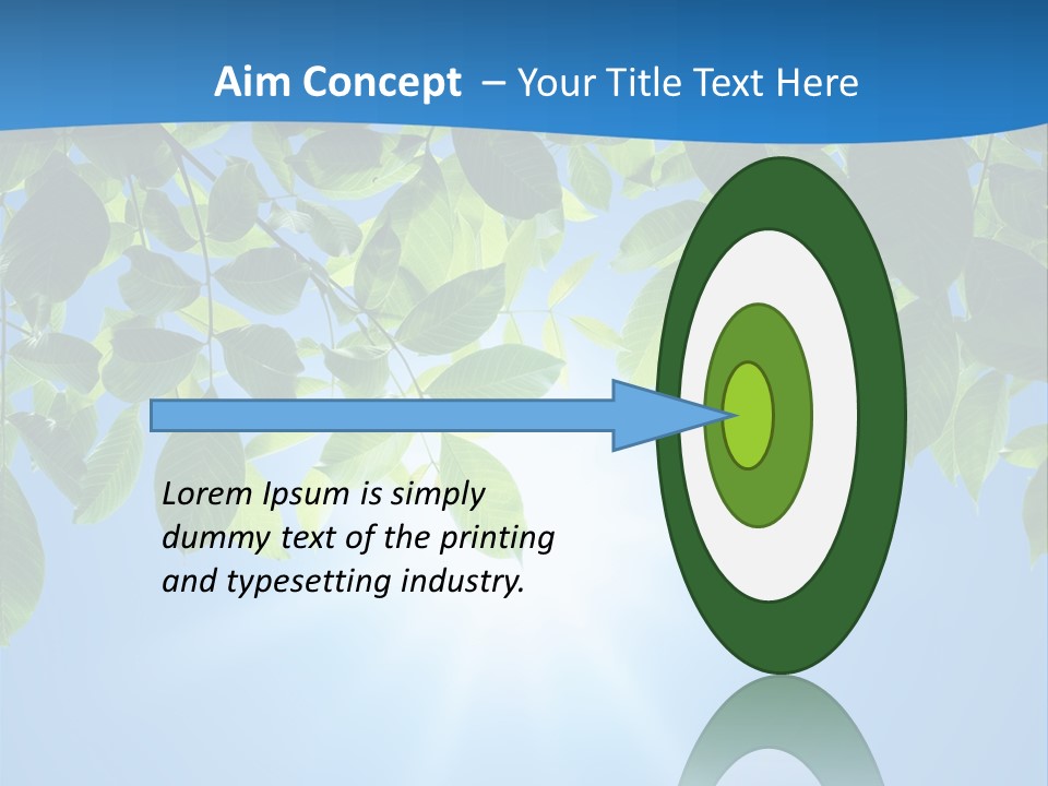 Sunny Nature Forest PowerPoint Template