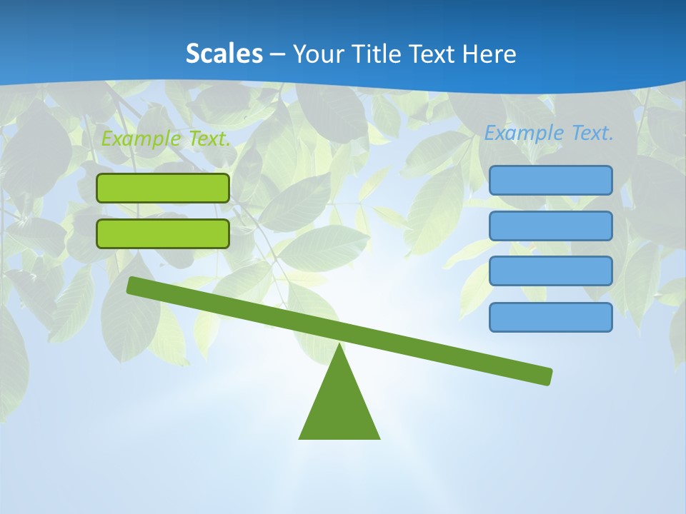 Sunny Nature Forest PowerPoint Template