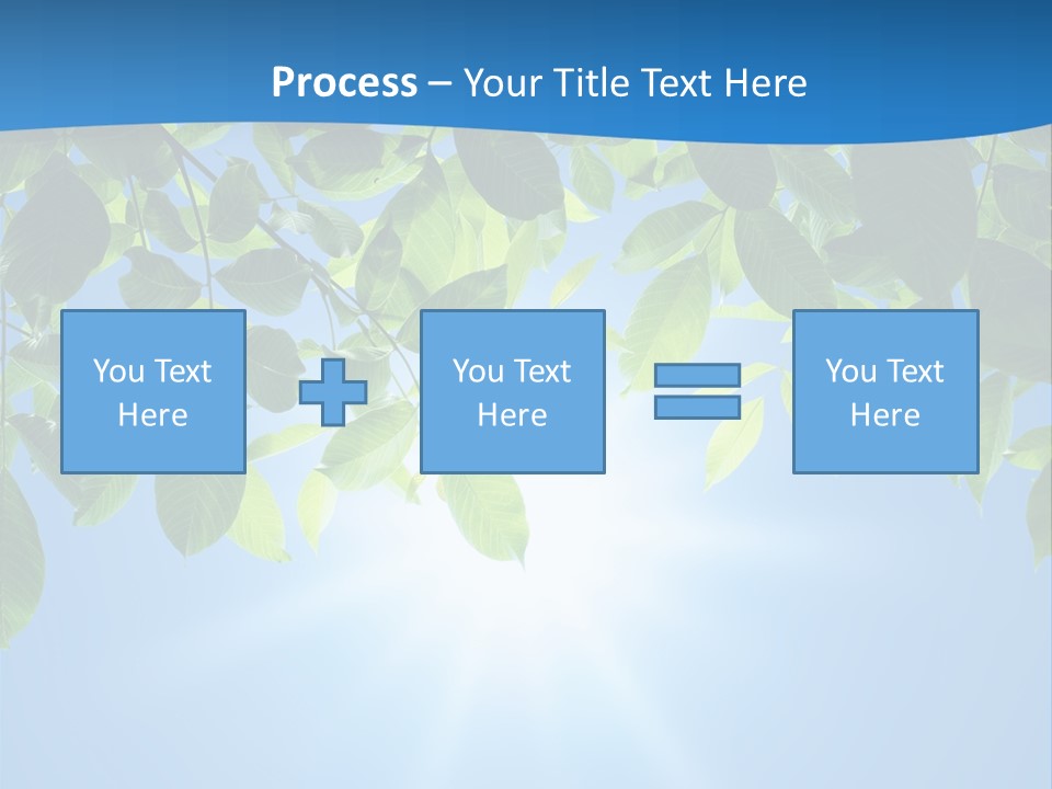 Sunny Nature Forest PowerPoint Template