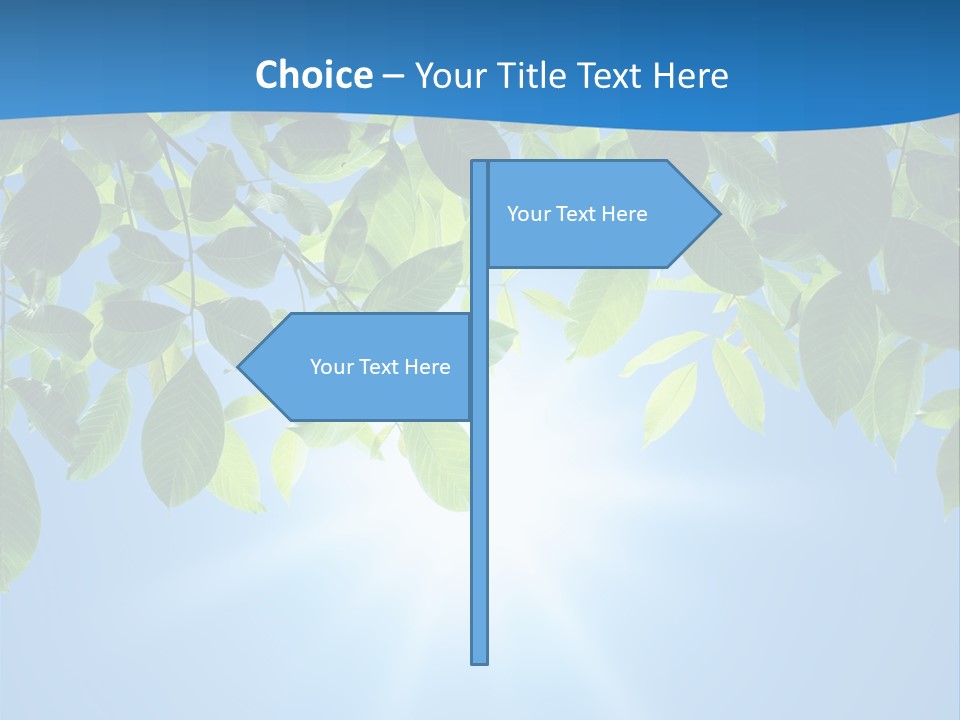 Sunny Nature Forest PowerPoint Template