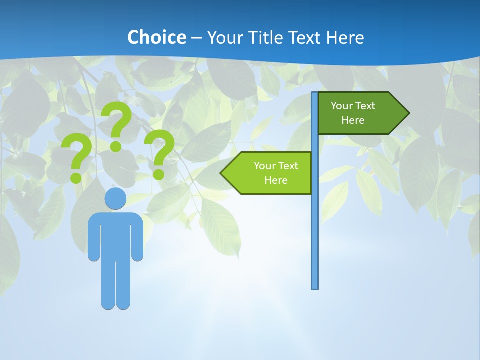 Sunny Nature Forest PowerPoint Template