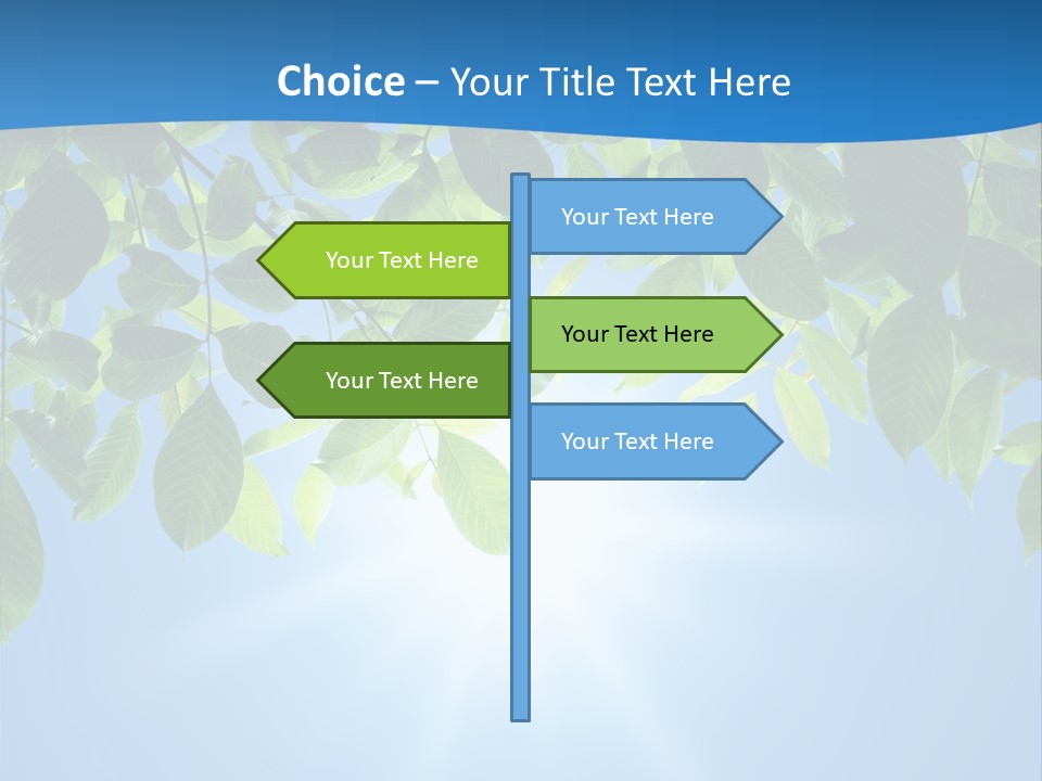 Sunny Nature Forest PowerPoint Template