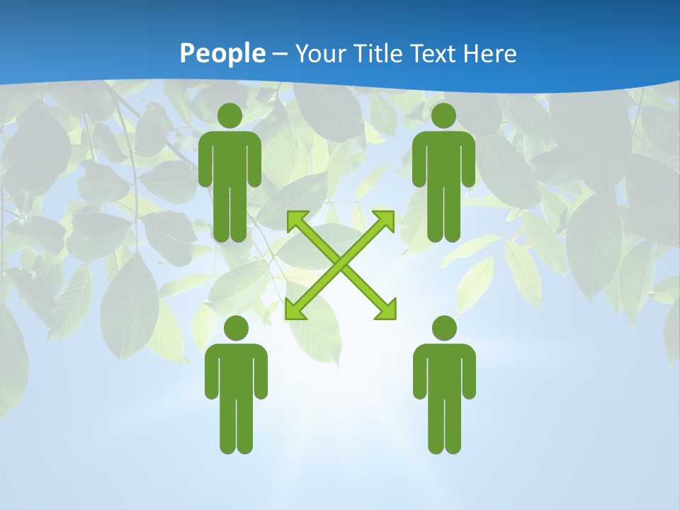 Sunny Nature Forest PowerPoint Template