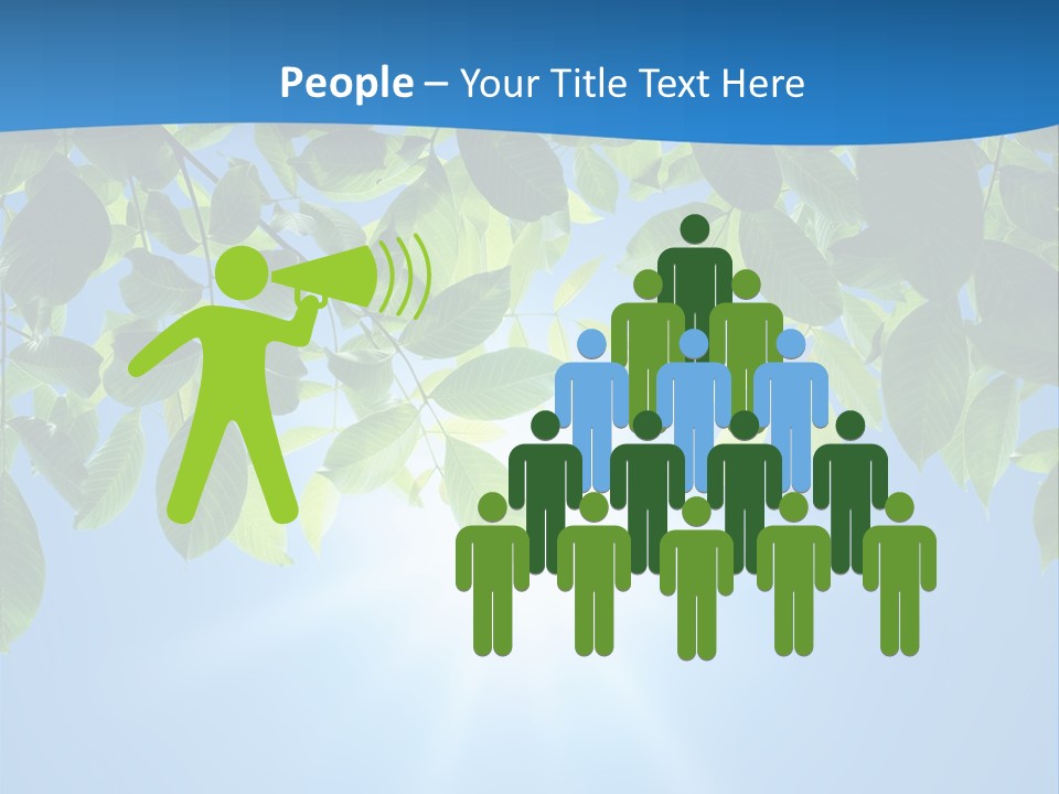 Sunny Nature Forest PowerPoint Template