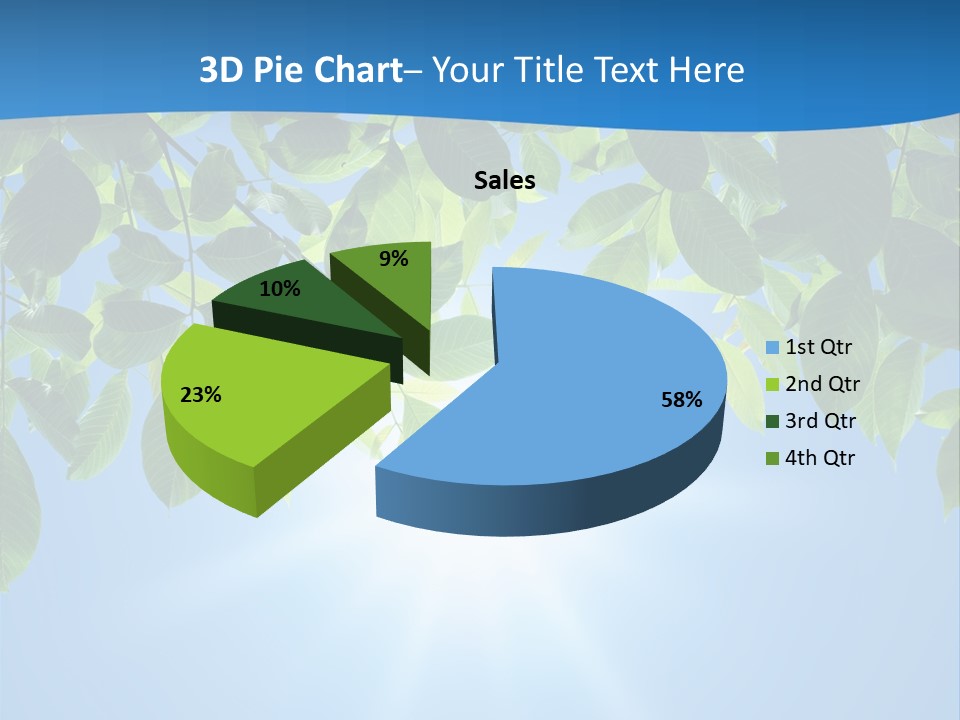 Sunny Nature Forest PowerPoint Template
