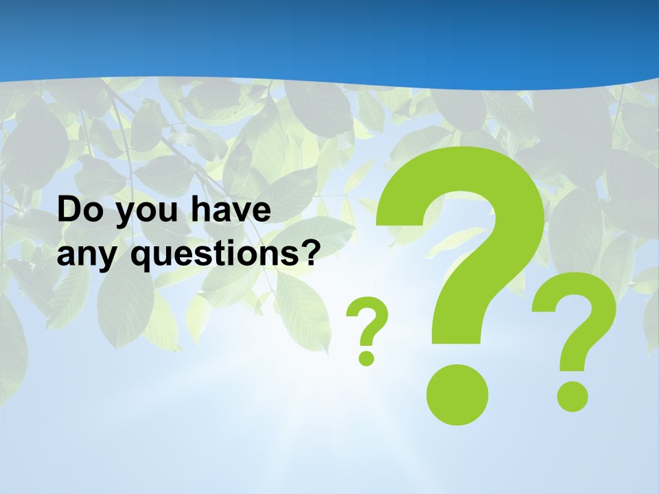 Sunny Nature Forest PowerPoint Template