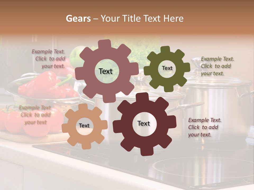 Healthy Plant Cooker PowerPoint Template