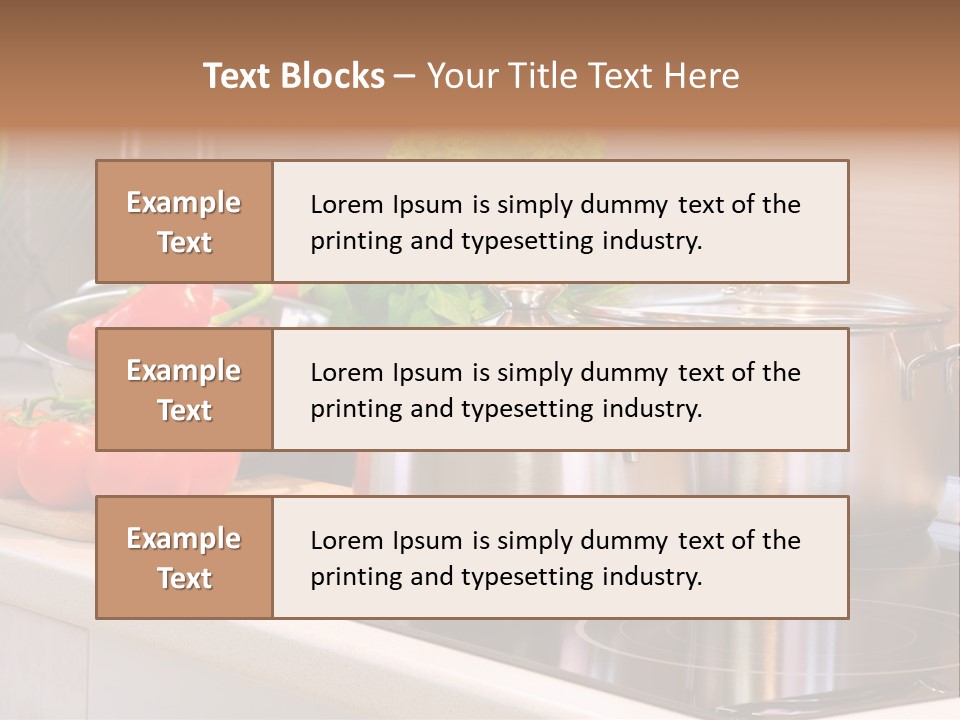Healthy Plant Cooker PowerPoint Template