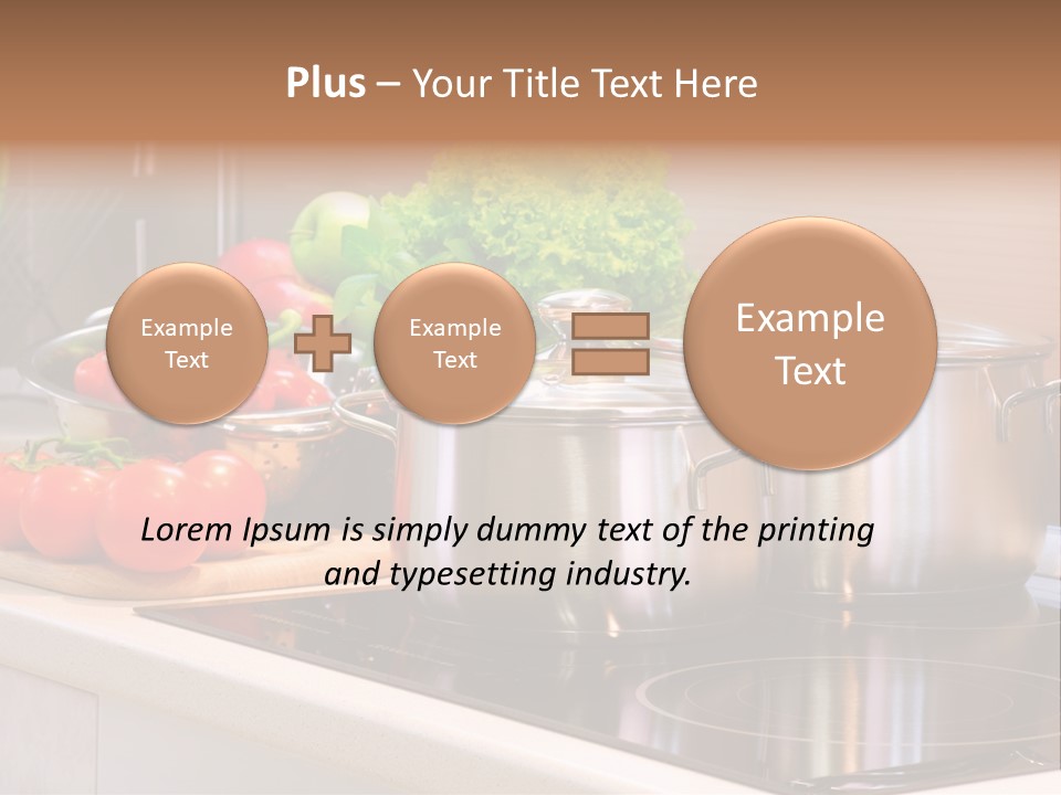 Healthy Plant Cooker PowerPoint Template