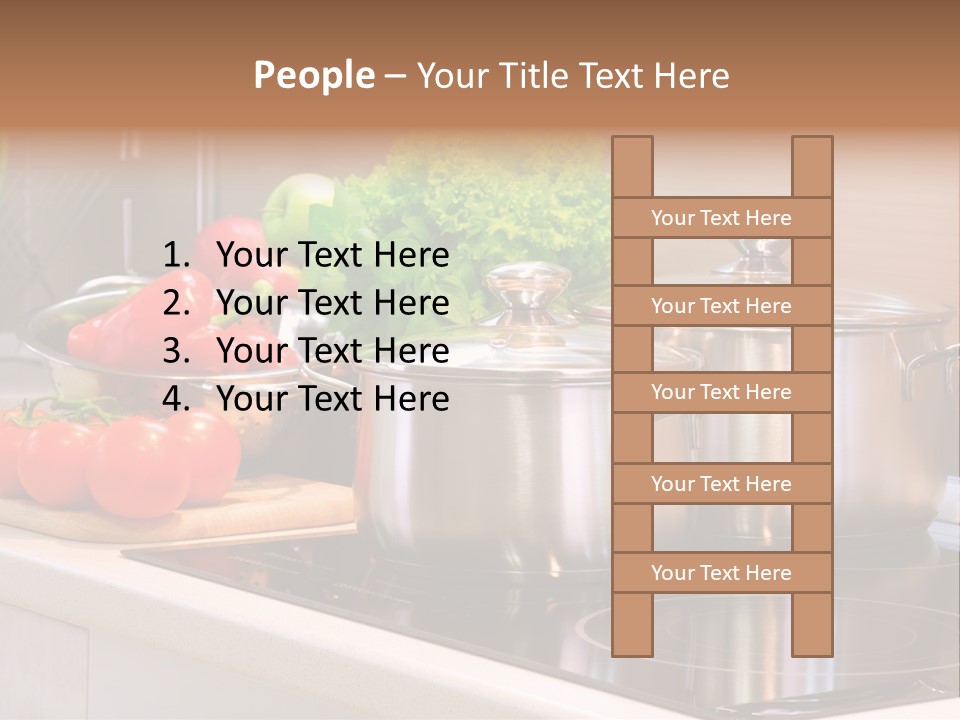 Healthy Plant Cooker PowerPoint Template