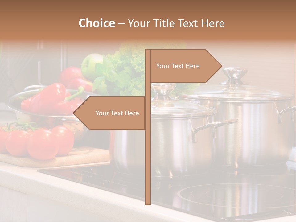 Healthy Plant Cooker PowerPoint Template