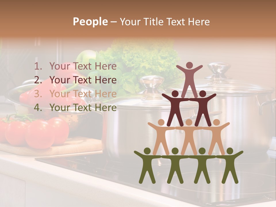 Healthy Plant Cooker PowerPoint Template