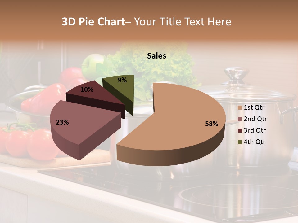 Healthy Plant Cooker PowerPoint Template