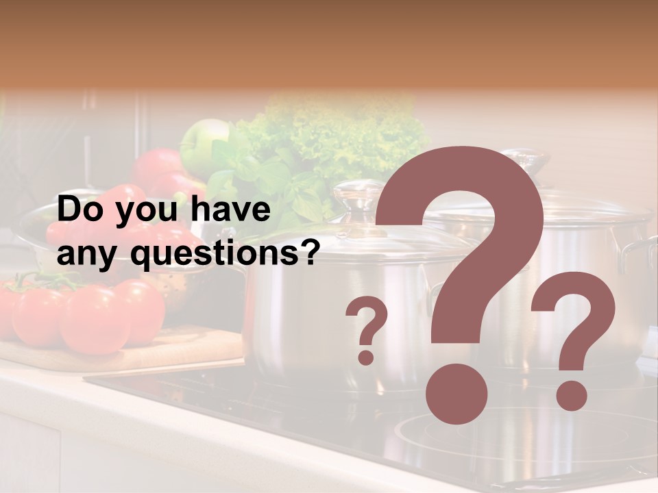 Healthy Plant Cooker PowerPoint Template