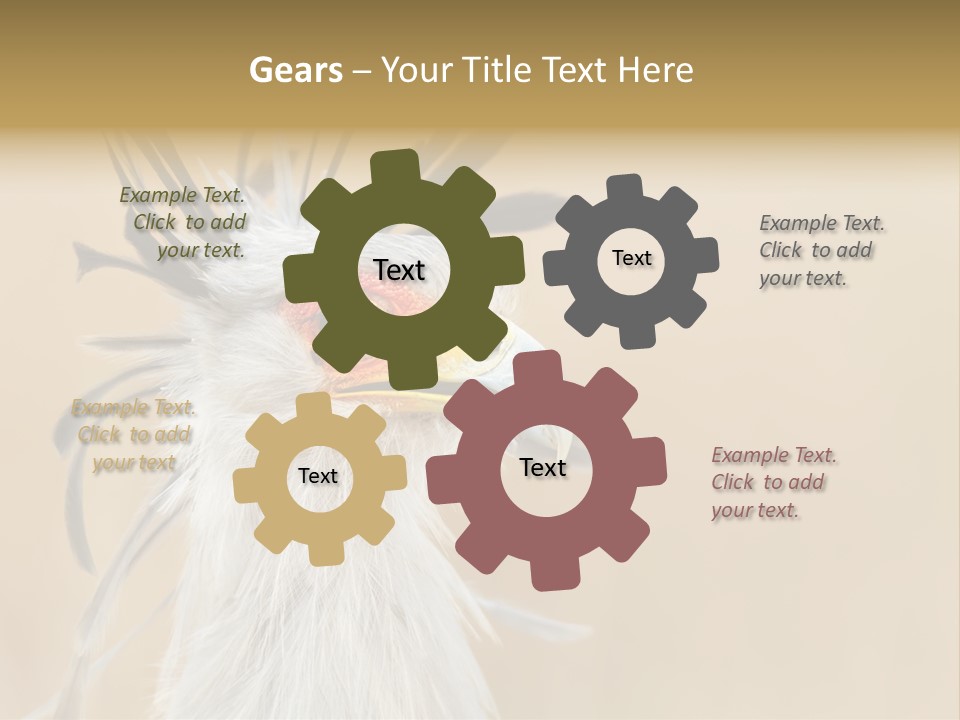 Sagittarius Eyes Outdoors PowerPoint Template