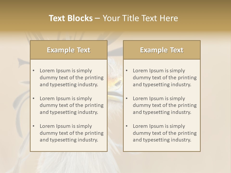 Sagittarius Eyes Outdoors PowerPoint Template