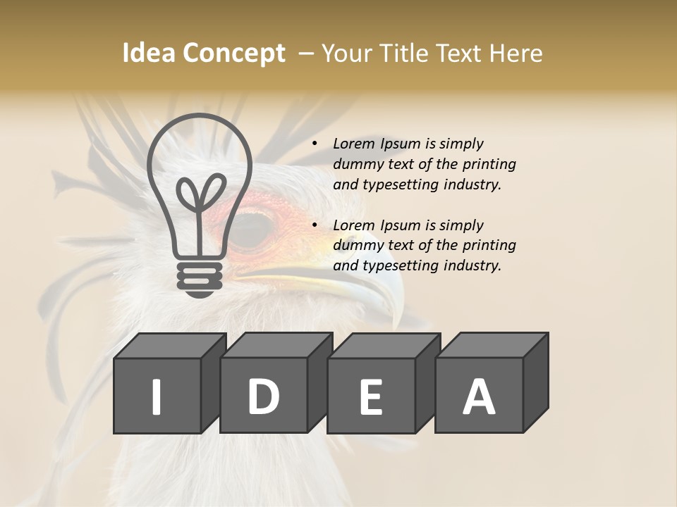 Sagittarius Eyes Outdoors PowerPoint Template