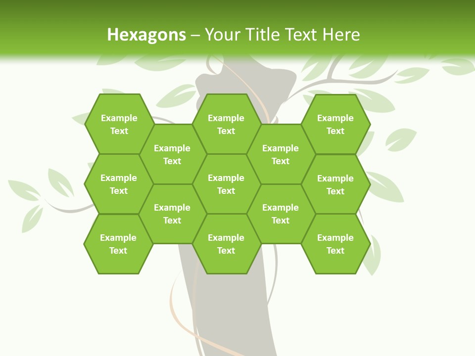 Branch Symbol Leaf PowerPoint Template