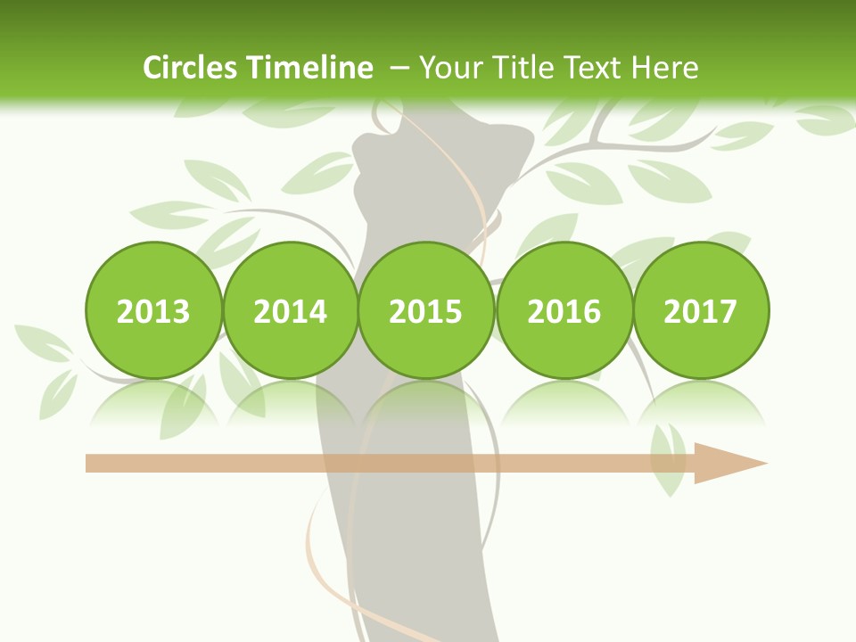 Branch Symbol Leaf PowerPoint Template