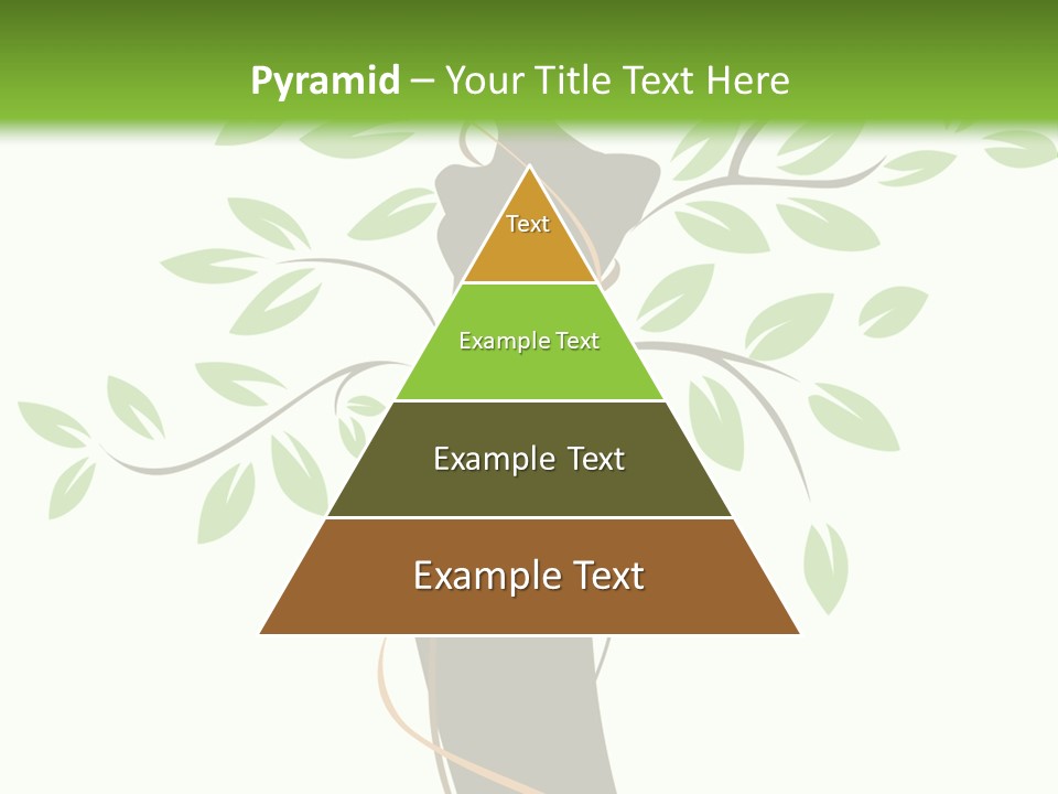 Branch Symbol Leaf PowerPoint Template