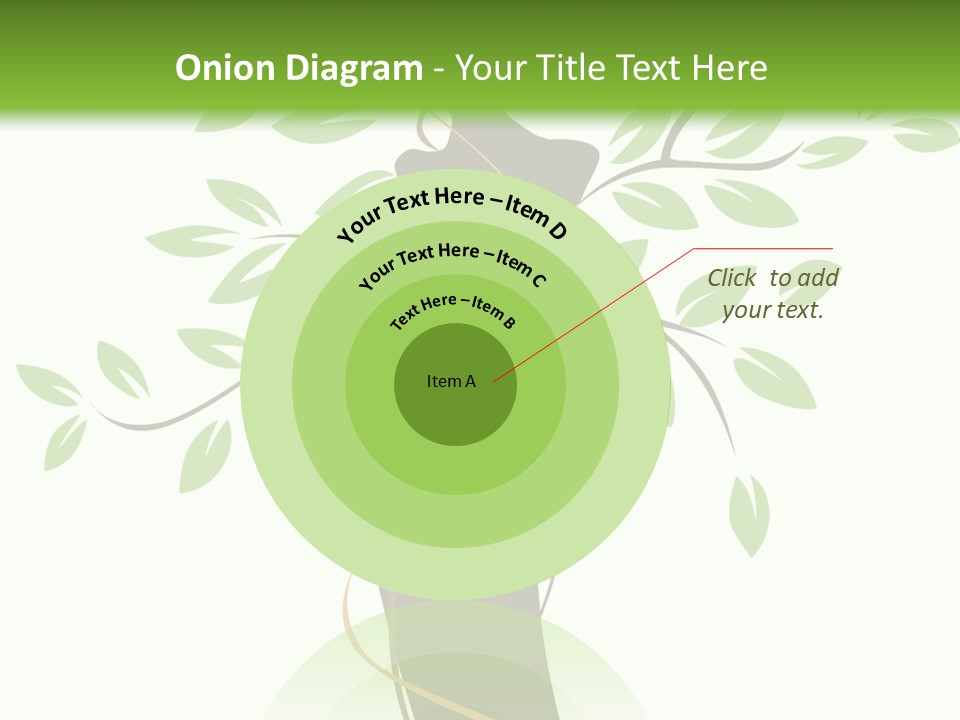 Branch Symbol Leaf PowerPoint Template