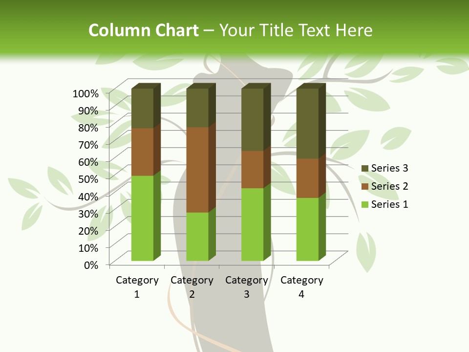 Branch Symbol Leaf PowerPoint Template