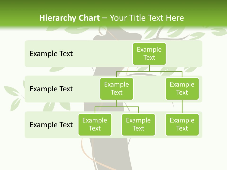 Branch Symbol Leaf PowerPoint Template