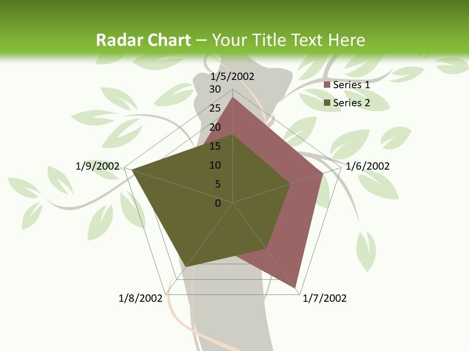 Branch Symbol Leaf PowerPoint Template