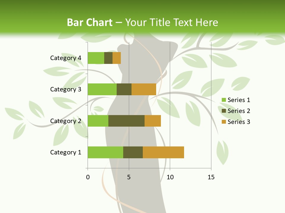 Branch Symbol Leaf PowerPoint Template