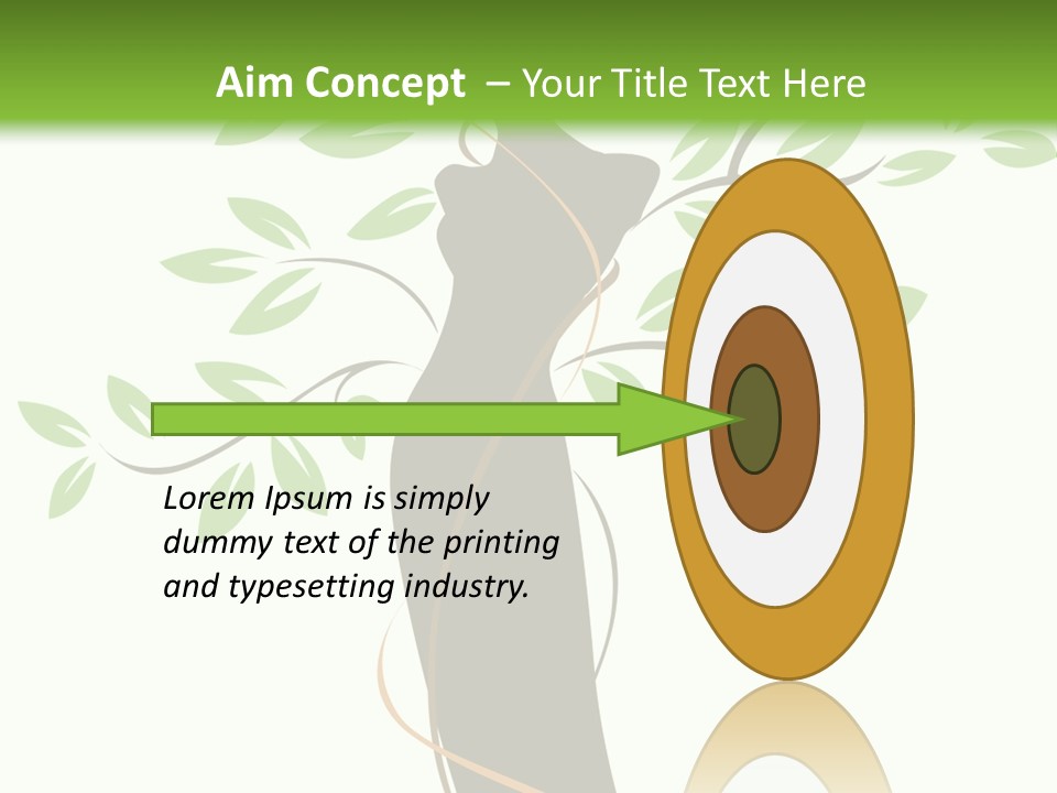 Branch Symbol Leaf PowerPoint Template