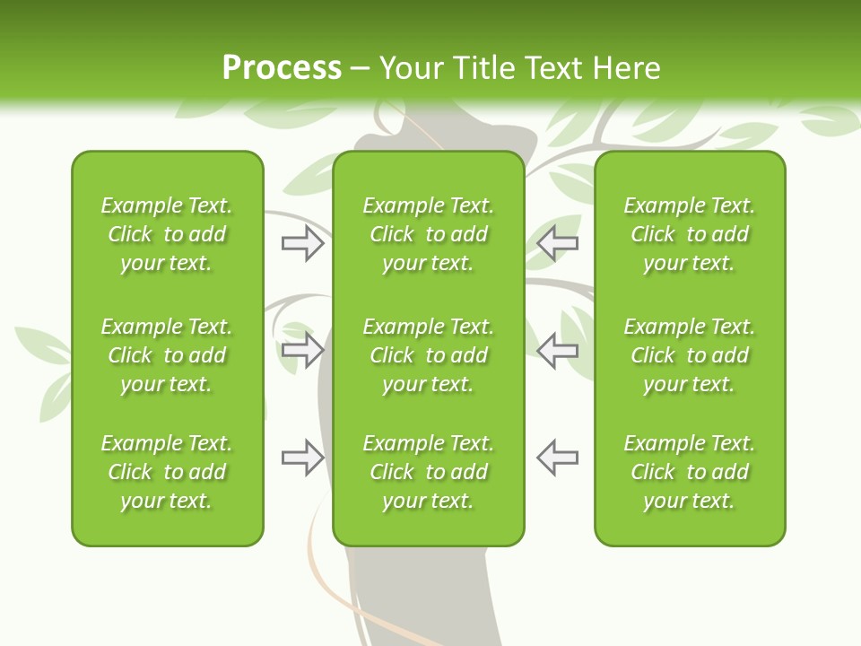 Branch Symbol Leaf PowerPoint Template